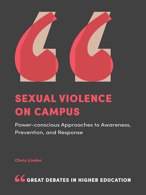 cover image of Sexual Violence on Campus